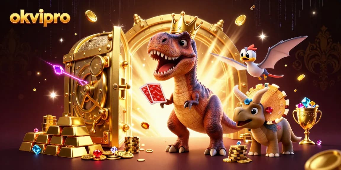 Experience thrilling casino fun with okvipro featuring dinosaurs and sparkling treasures!