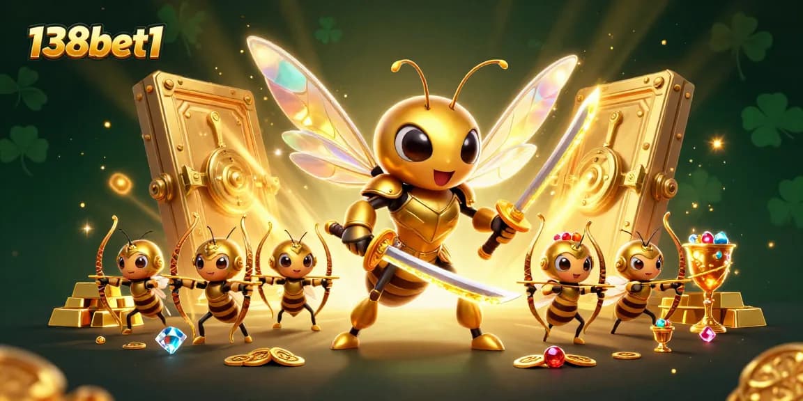 Win big with 138bet1’s dazzling casino games featuring golden treasures and prizes.