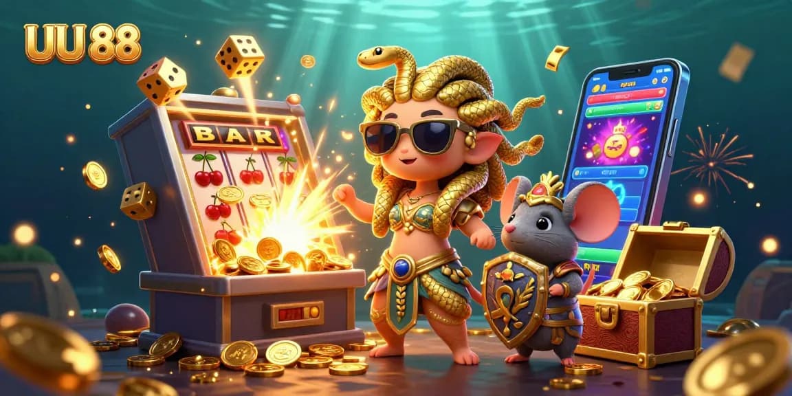 Experience thrilling jackpots and fun with UU 88's vibrant online casino atmosphere.