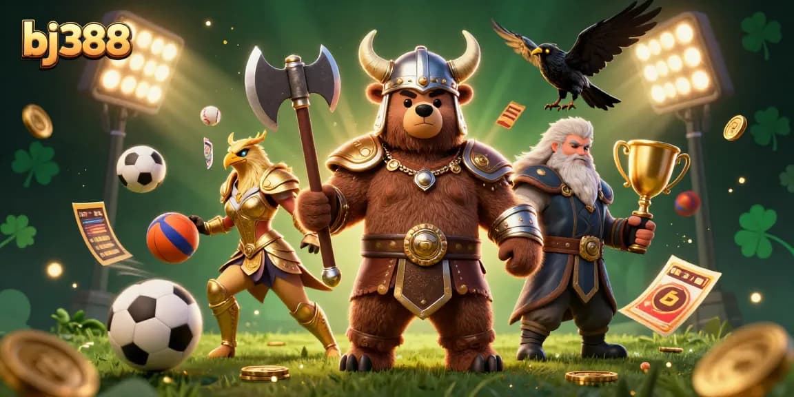Experience thrilling gameplay with bj388's unique casino environment featuring dynamic sports betting elements.