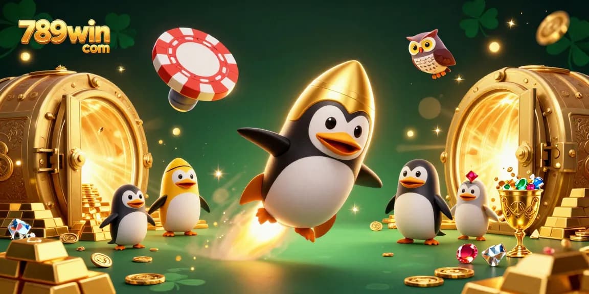 Experience exciting gameplay with vibrant characters and treasure in 789win com casino illustration.