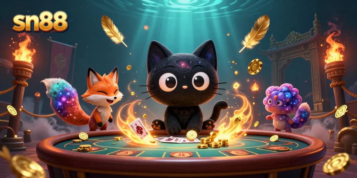 Experience the thrill of winning with sn88 in a vibrant casino scene featuring dynamic characters.