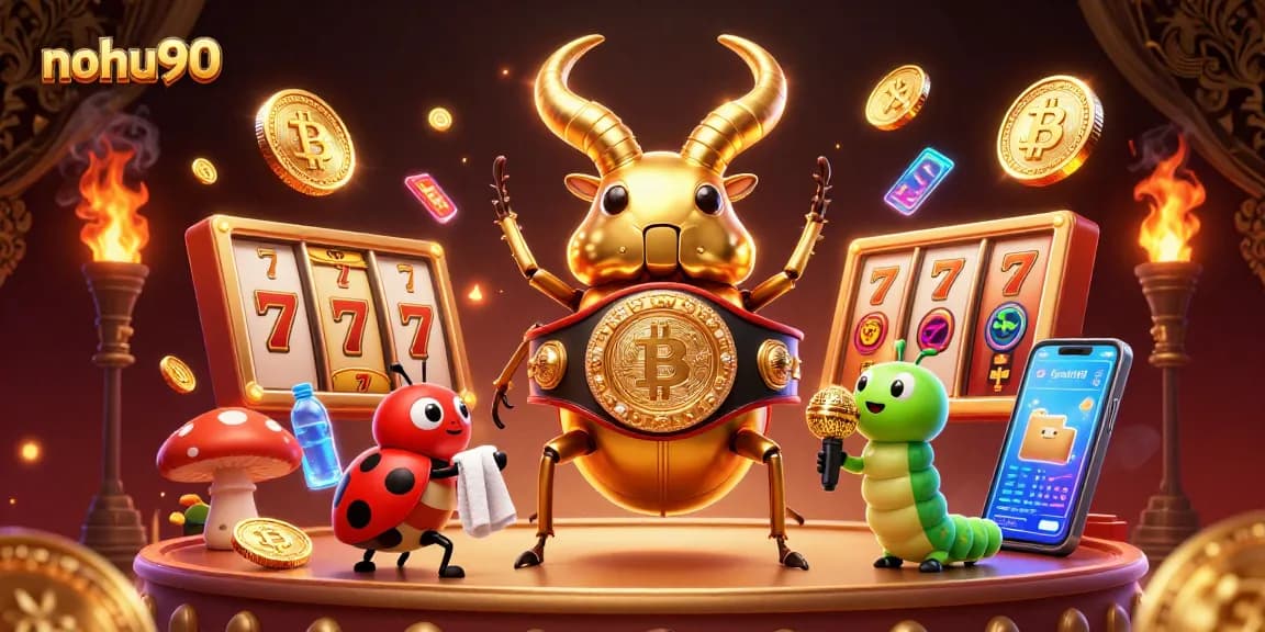 Experience the excitement at Nohu90 with vibrant slot games and dynamic characters.