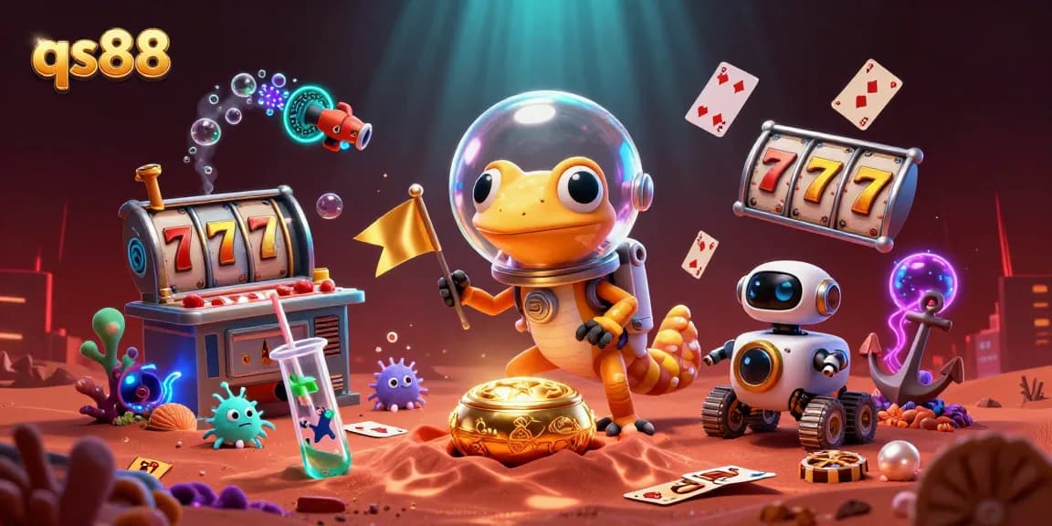 Engage in thrilling gameplay at qs88, uncovering treasures in a vibrant Martian casino.