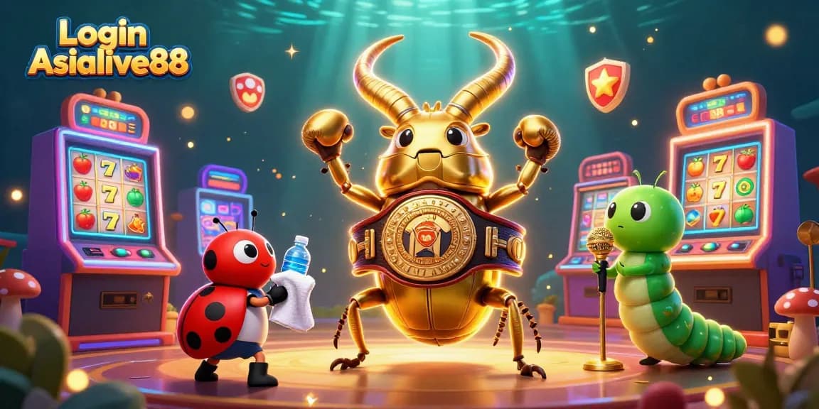 Experience the thrill with Login Asialive88 through this vibrant casino-themed illustration.
