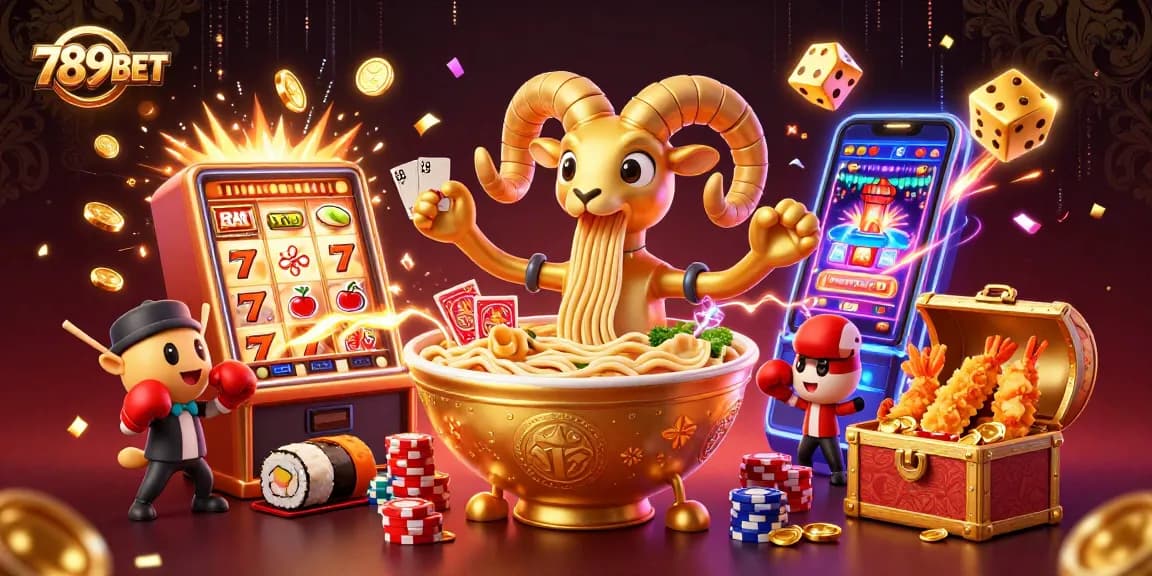Experience thrilling gameplay at 789BET with colorful characters dealing cards and stacking chips in a vibrant casino atmosphere.