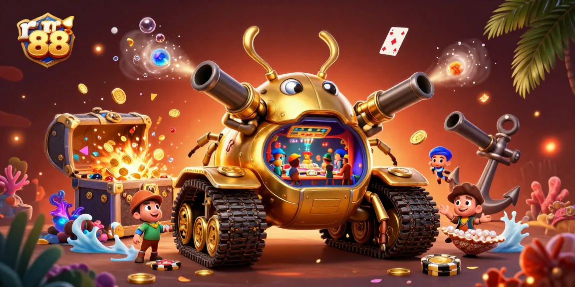 Engage with the thrilling rr 88 casino adventure inside a golden beetle tank bursting with excitement.