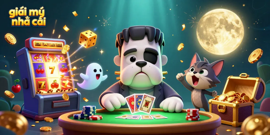 Engage with giải mã nhà cái insights by examining a vibrant casino scene featuring characters and rich graphics.