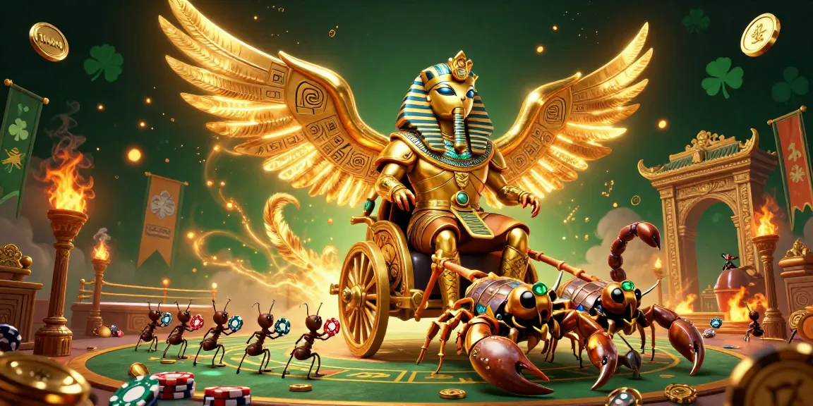 Engage with 11WIN's exciting casino scene featuring intricate characters and vibrant gambling elements.